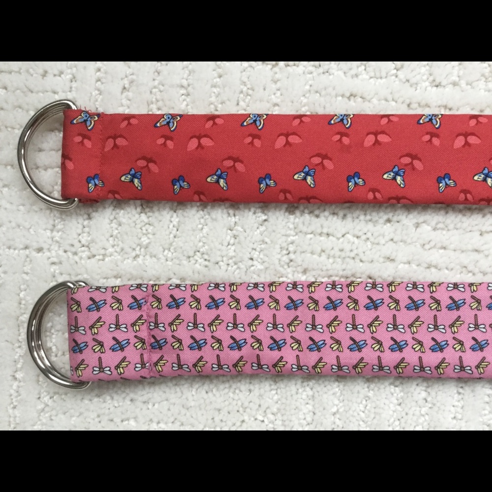 2 Preppy Old Navy Silk Belts